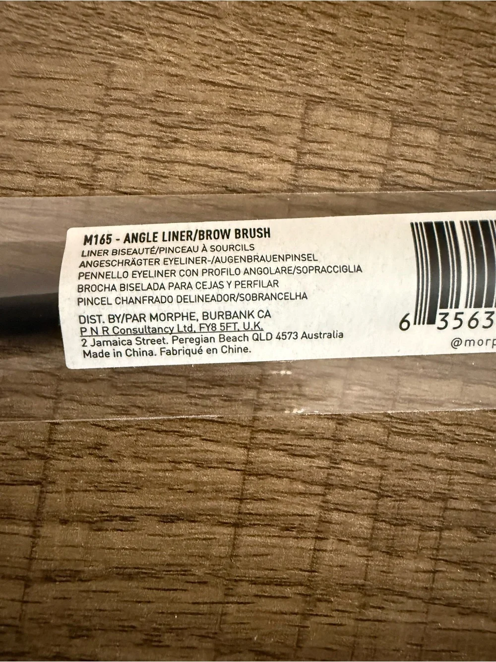 Morphe M165- Angle Liner/Brow Brush